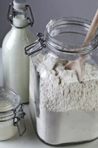 Cornstarch in a jar