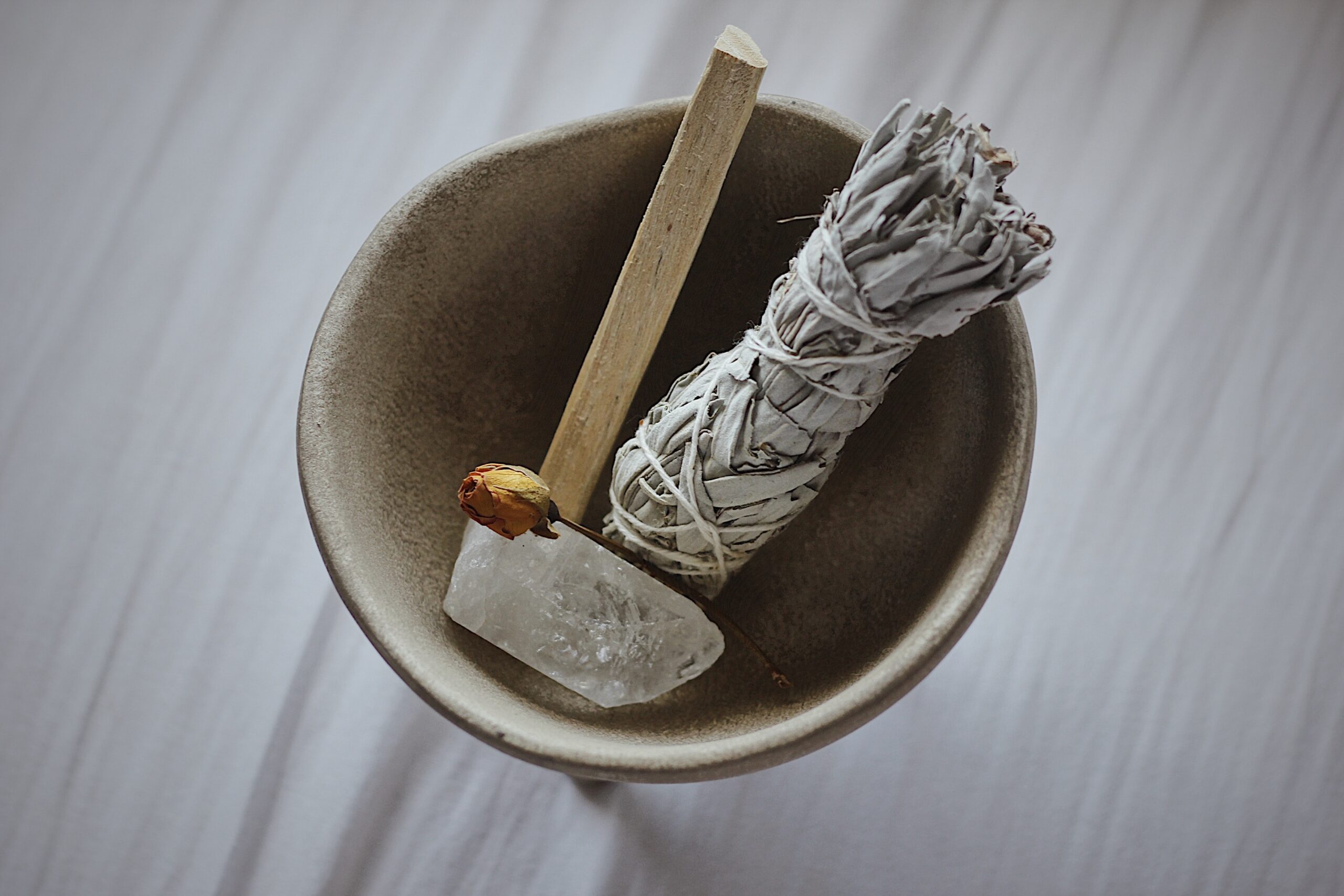 Dried wrapped sage