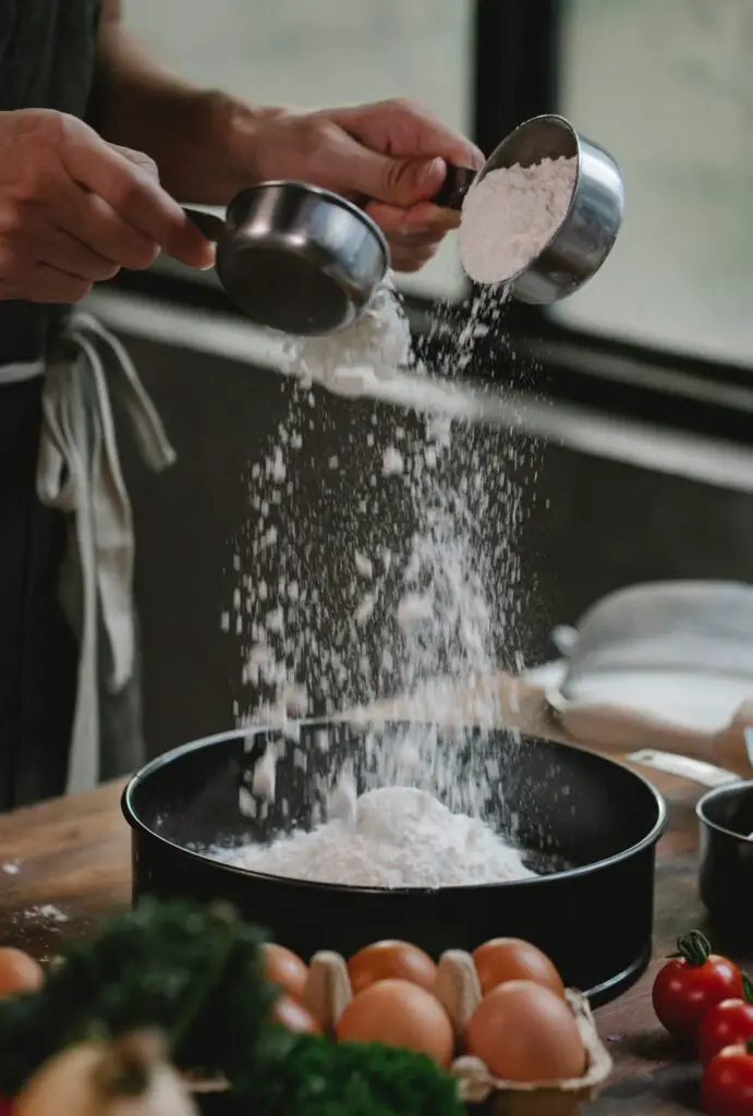 bowl of flour